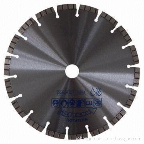 250mm diamond saw blade, laser welded blade for wet and dry cutting various stone